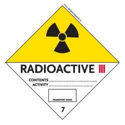  7 Radioactive Material Category III-Yellow