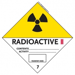  7 Radioactive Material Category II-Yellow